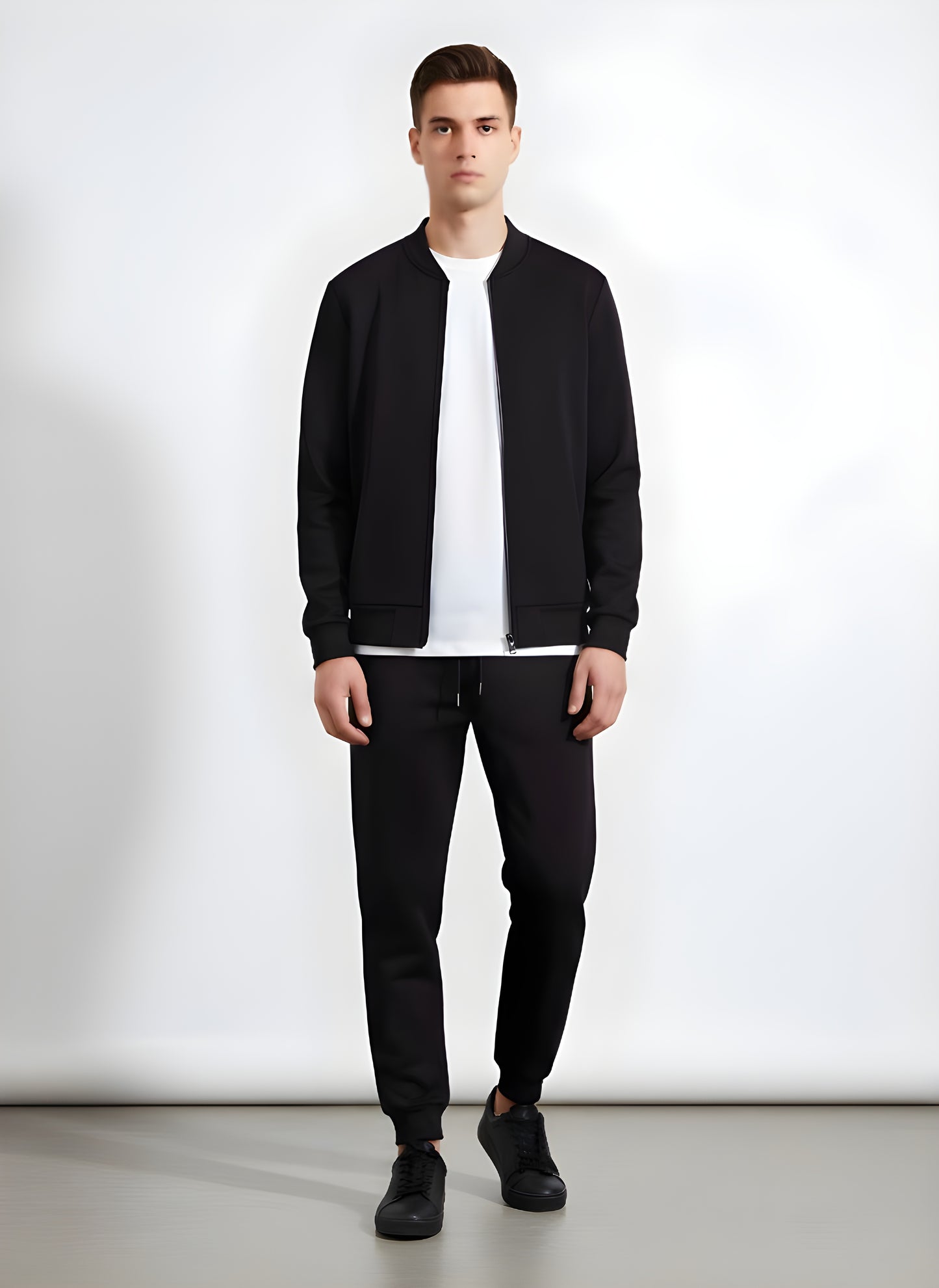 Midnight Black Premium Tracksuit | The AK Collection