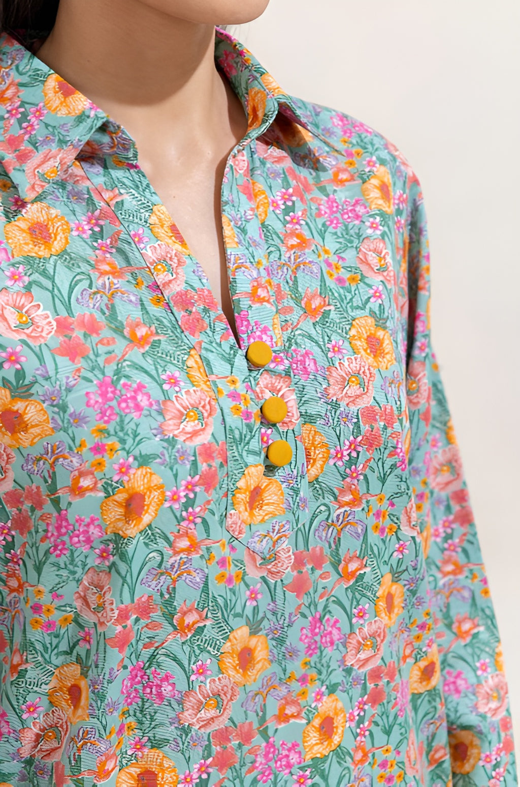 2 PIECE PRINTED KHADDAR SUIT-WHISPER ASH (UNSTITCHED)