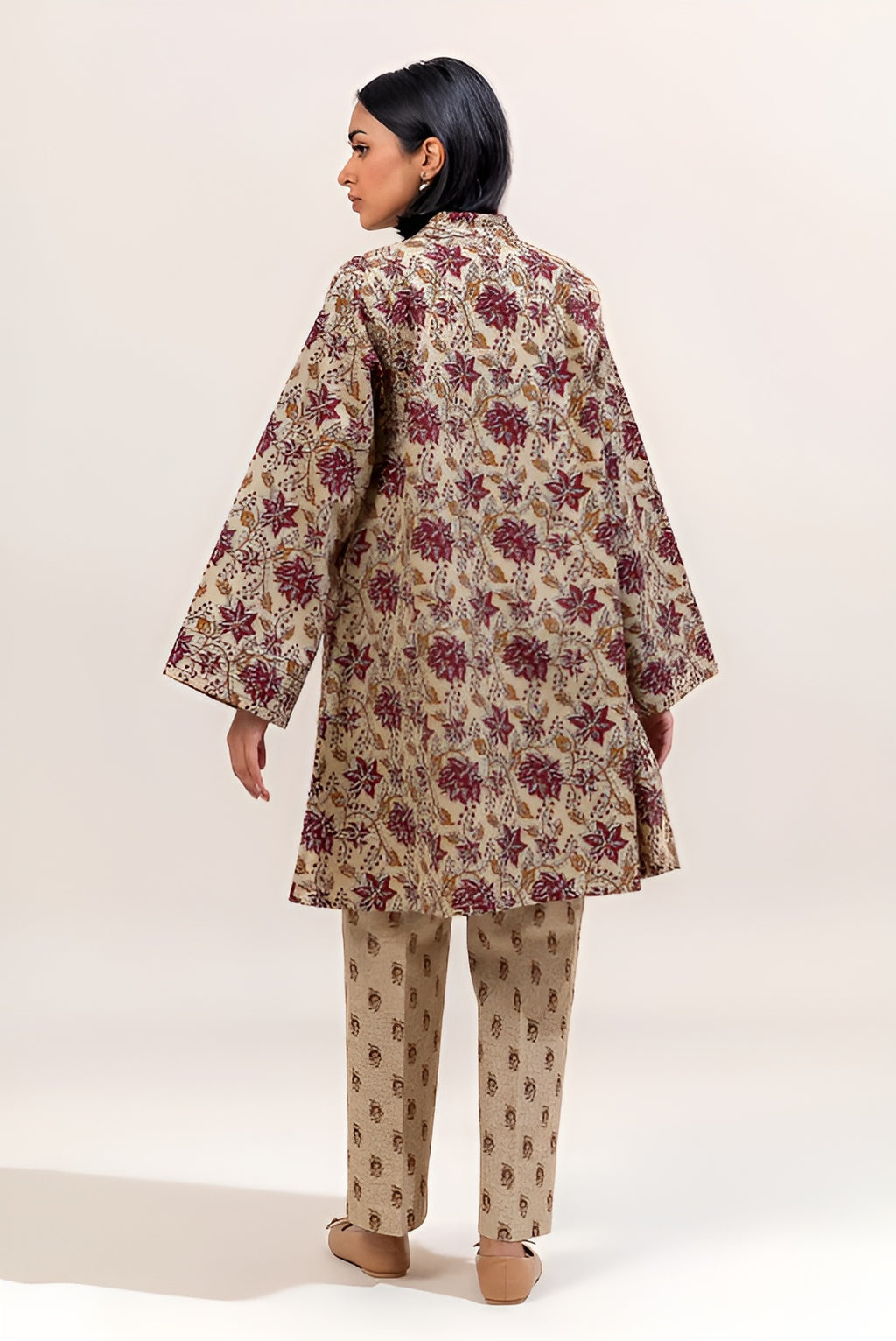 2 PIECE PRINTED KHADDAR SUIT-FLORAL CHARM (UNSTITCHED)