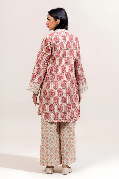 2 PIECE PRINTED KHADDAR SUIT-MAJESTIC FLECK (UNSTITCHED)