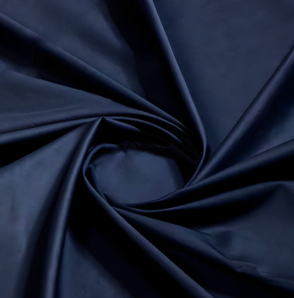 Navy Blue Cotton Unstitched Suit | The AK Collection