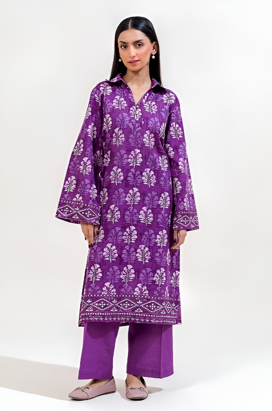 Beechtree Khaddar Embroidered 2-Piece – Design 03 (Unstitched)