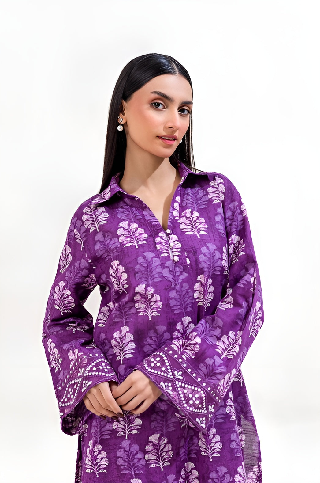 Beechtree Khaddar Embroidered 2-Piece – Design 03 (Unstitched)