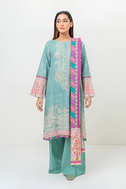 Beechtree Khaddar Embroidered 3-Piece – Design 07 (Unstitched)