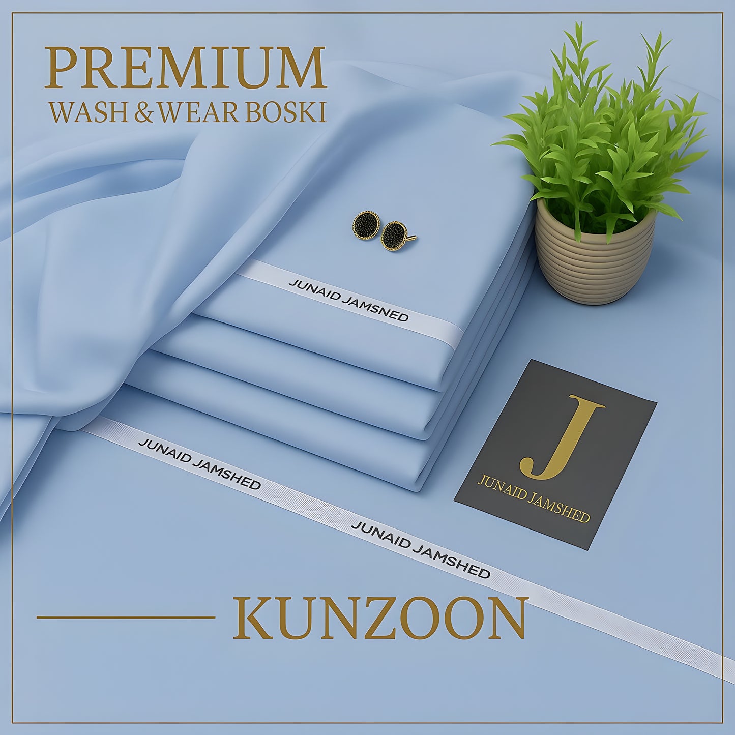 Royal Blue Wash & Wear – Premium Unstitched Suit for Men | The AK Collection