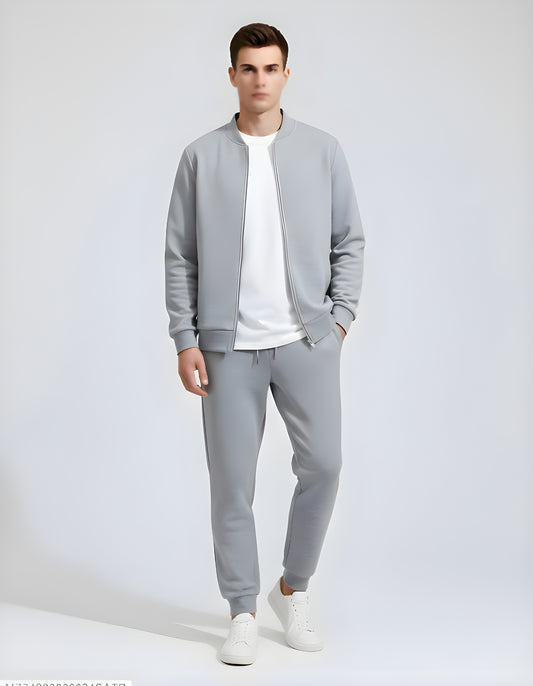 Classic Grey Premium Tracksuit | The AK Collection