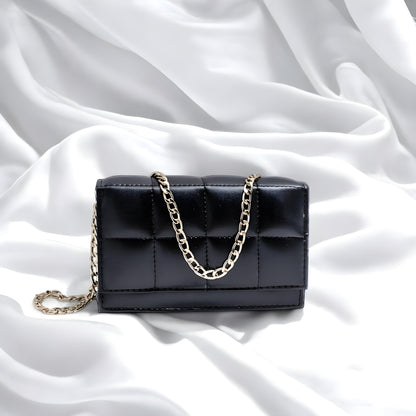 Black Chain Shoulder Bag | The AK Collection