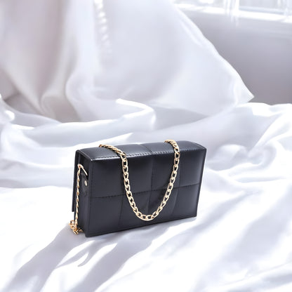Black Chain Shoulder Bag | The AK Collection