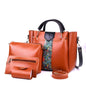 Orange 3-Piece Designer Handbag Set | The AK Collection