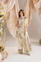 Asifa and Nabeel - Blend floral viscose Shirt, Trouser and Dupatta