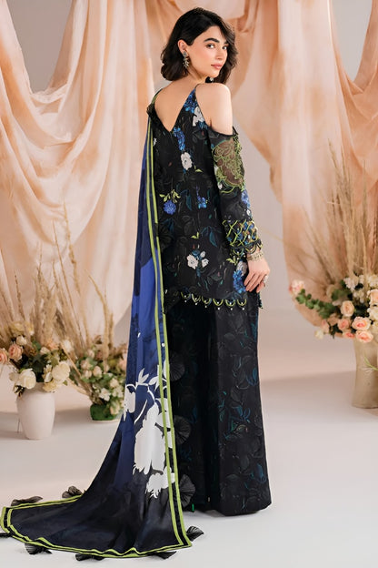 Meraki By Asifa Nabeel Unstitched 3 Piece Winter Vol-01 Collection'2024-MW-02-Midnight